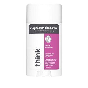 Think Magnesium Deodorant Aluminum Free Non-Toxic Lavender Rose Discontinued
